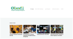 Desktop Screenshot of chlorofil.com.pl